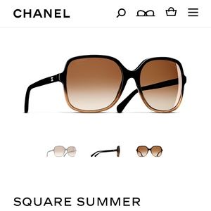 Chanel Square Polarized Designer Sunglasses *NWOT*